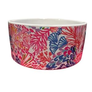 Lilly Pulitzer Vibrant “Splendor in the Sand” Pet Bowl